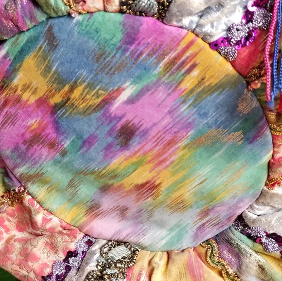 VINTAGE SILK HANDBAG BY RITA DIANA BY MYLINKA - Picture 4 of 4